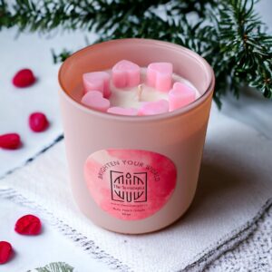 Rosy Peach Scented Candle