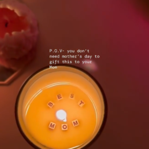 Secret Message Candle