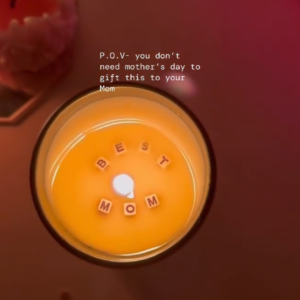 Secret Message Candle